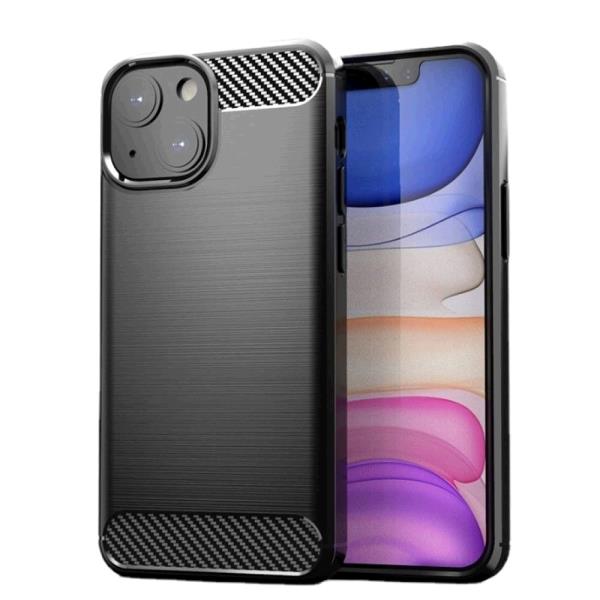 Apple iPhone 13 Pro Max Brushed Silicone Case - Black thumbnail