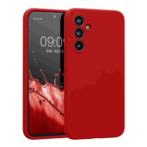 Samsung A32 (5G) Matte Silicone Case- Red thumbnail