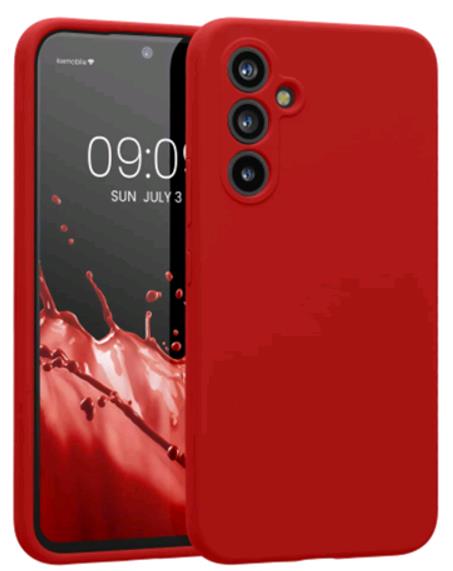 Samsung A52 4g/5g Matte Silicone Case Red thumbnail