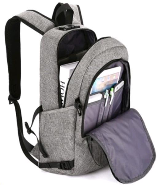 Base Laptop Backpack 15 inches - 17 inches Grey thumbnail