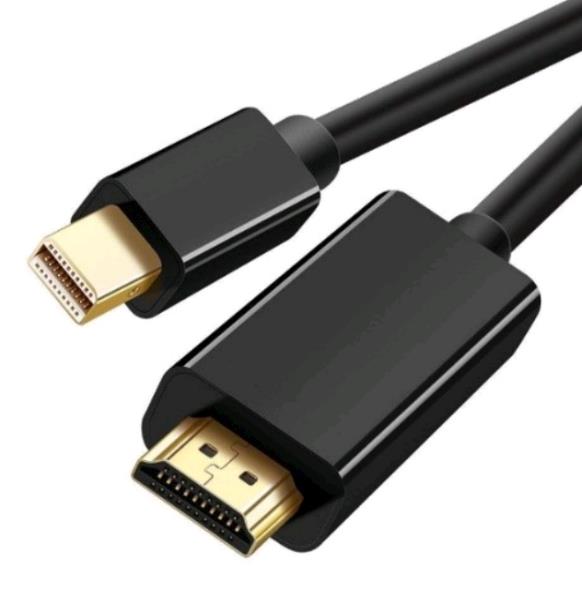 Mini DisplayPort (Male) to HDMI (Male) Cable - 1.8m - Black thumbnail