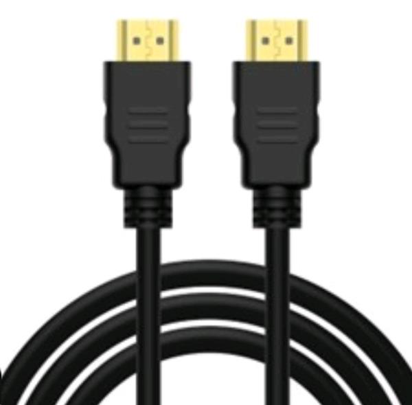 HDMI (Male) to HDMI (Male) Cable - 1.8M - Black thumbnail