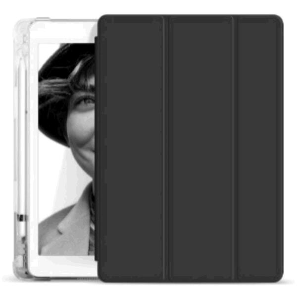 Apple iPad 10.2 (9th 8th and 7th Gen) Smart Stand Cover with Pencil Holder - Clear thumbnail