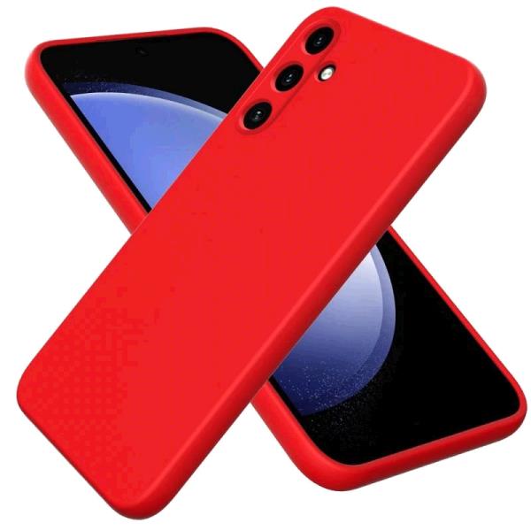 Samsung A15 Brushed Silicone Red thumbnail