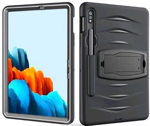 Samsung Tab S7 Plus/S8 Plus JLC Turtle - Black thumbnail