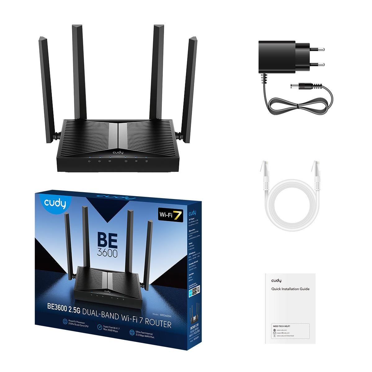 EU Product - BE3600 2.5G Wi-Fi 7 Mesh Router WR3600H - Router - WLAN thumbnail