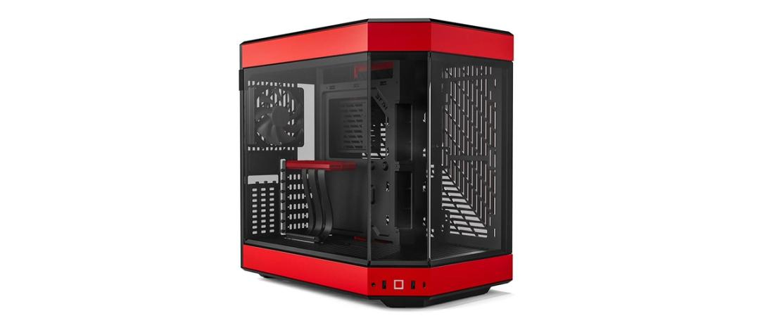 Y60 MID TOWER CASE RED thumbnail