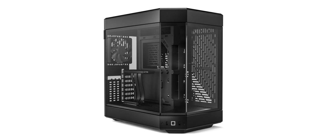 Y60 Dual Chamber Mid-Tower ATX Case - Black thumbnail