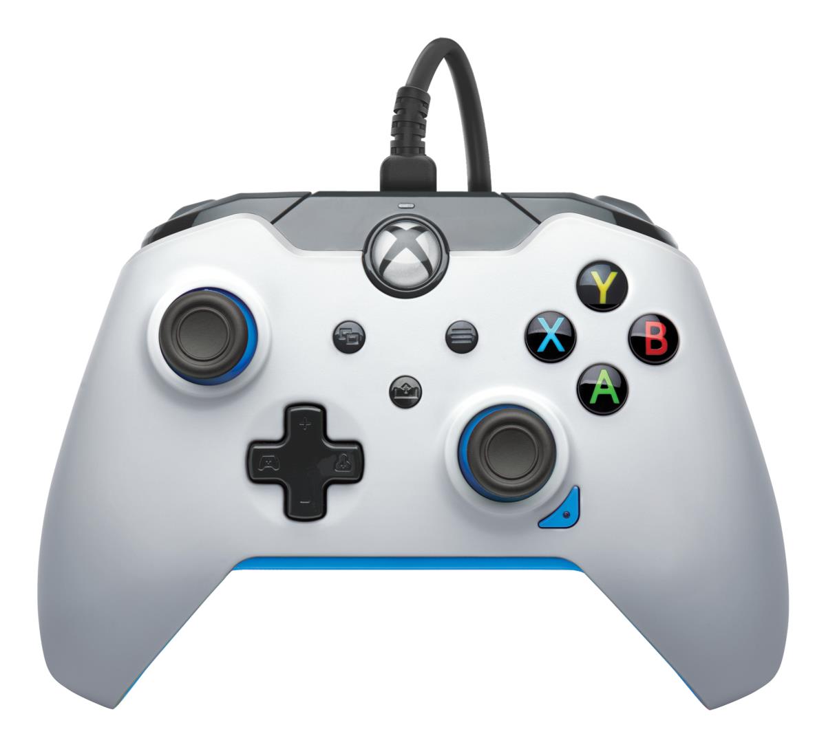 PDP Wired Controller: Ion White - Xbox Series X|S, Xbox One, Xbox, Windows 10/11 thumbnail