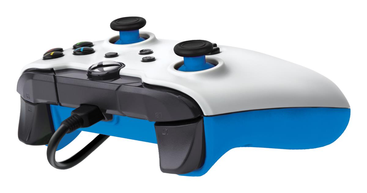 PDP Wired Controller: Ion White - Xbox Series X|S, Xbox One, Xbox, Windows 10/11 thumbnail
