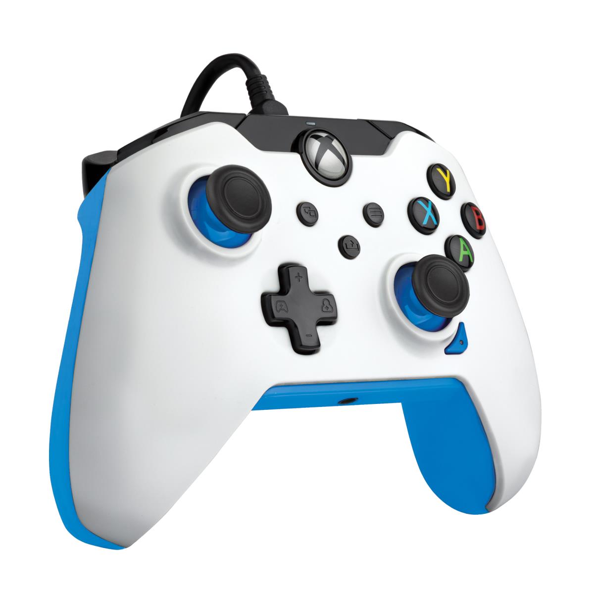 PDP Wired Controller: Ion White - Xbox Series X|S, Xbox One, Xbox, Windows 10/11 thumbnail