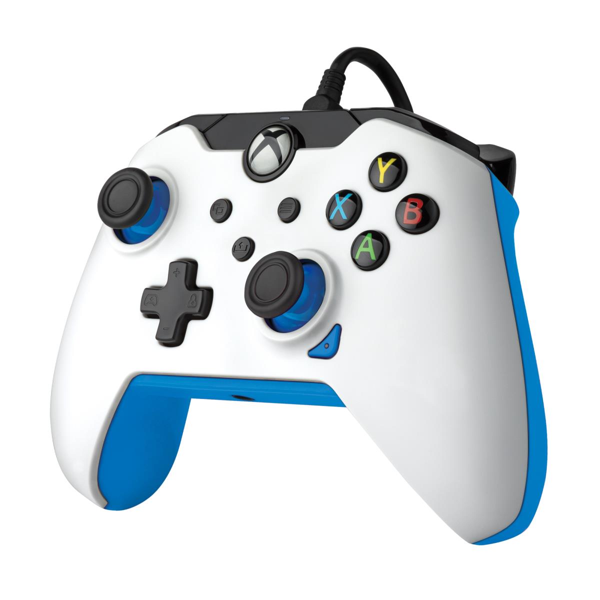 PDP Wired Controller: Ion White - Xbox Series X|S, Xbox One, Xbox, Windows 10/11 thumbnail