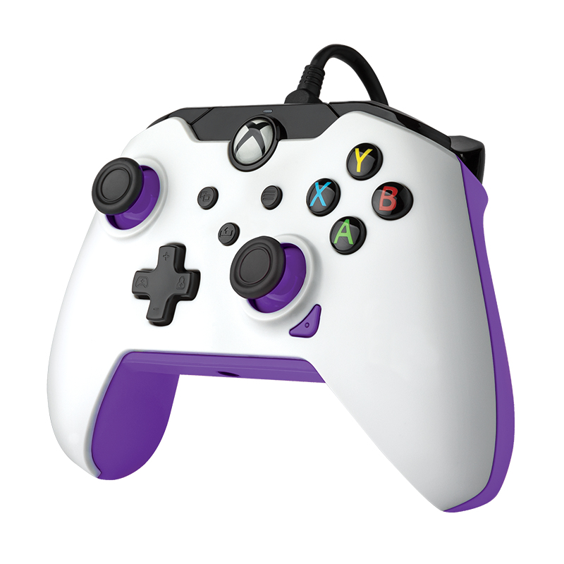 PDP 049-012-WPR Gaming Controller Purple, White USB Gamepad Analogue / Digital PC, Xbox, Xbox One X, thumbnail
