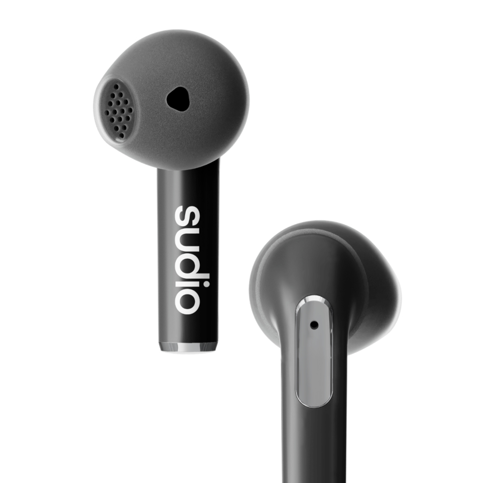 Sudio N2BLK headphones/headset True Wireless Stereo (TWS) In-ear Calls/Music USB Type-C Bluetooth Bl thumbnail