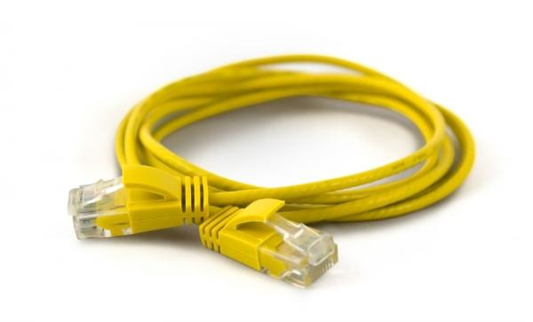 EU Product - Patchkabel UTP  CAT6a           d=2,8mm 25,00m gelb thumbnail