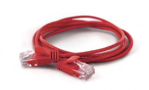 EU Product - Patchkabel UTP  CAT6a           d=2,8mm  0,25m rot thumbnail