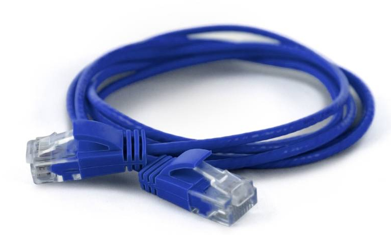 EU Product - Patchkabel UTP  CAT6a           d=2,8mm  0,25m blau thumbnail