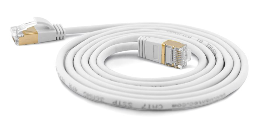 EU Product - Patchkabel SSTP CAT7 Ste. CAT6a d=4mm    1,50m wei� thumbnail