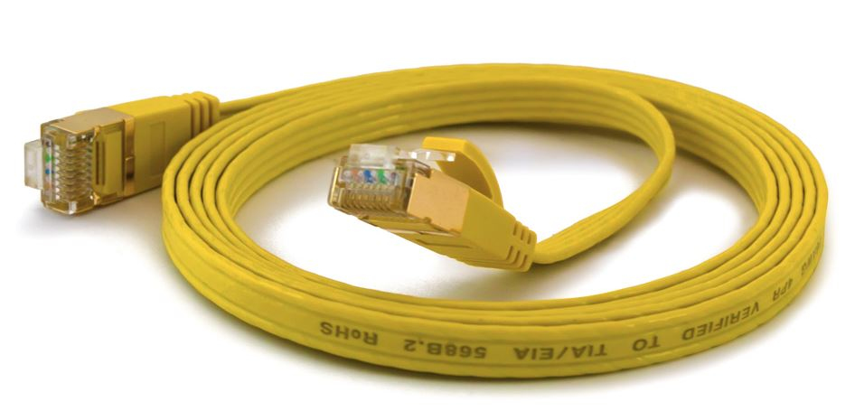 EU Product - Patchkabel FTP  CAT6      q=1,6x6,5mm    0,10m gelb thumbnail