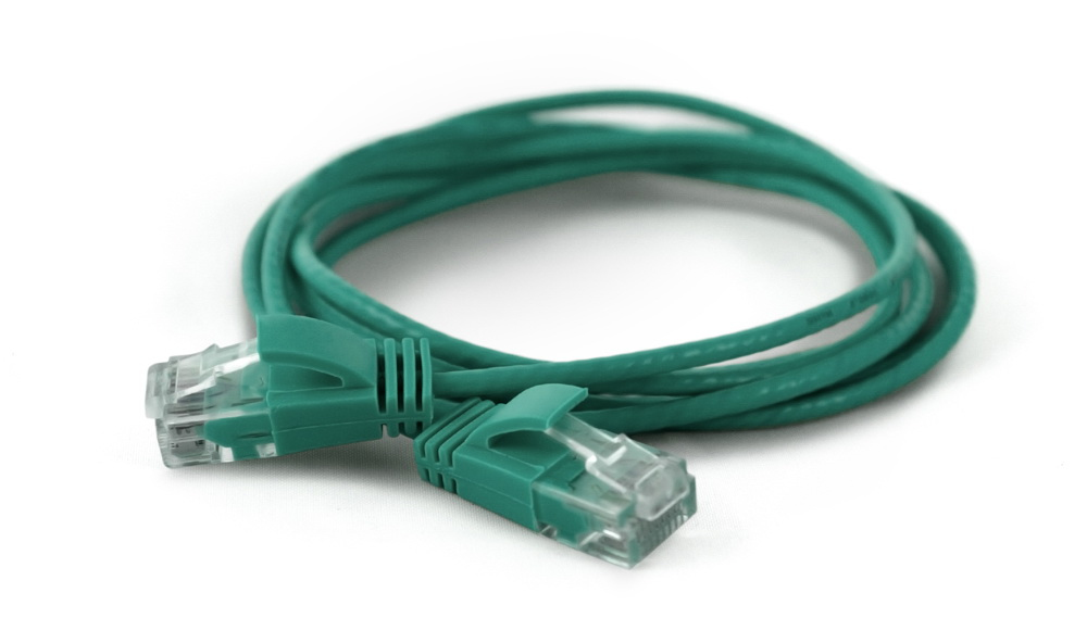 EU Product - Patchkabel UTP  CAT6a           d=2,8mm  0,10m gr�n thumbnail