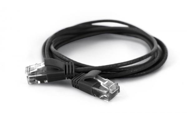 EU Product - Patchkabel UTP  CAT6a           d=2,8mm  7,00m schwar thumbnail