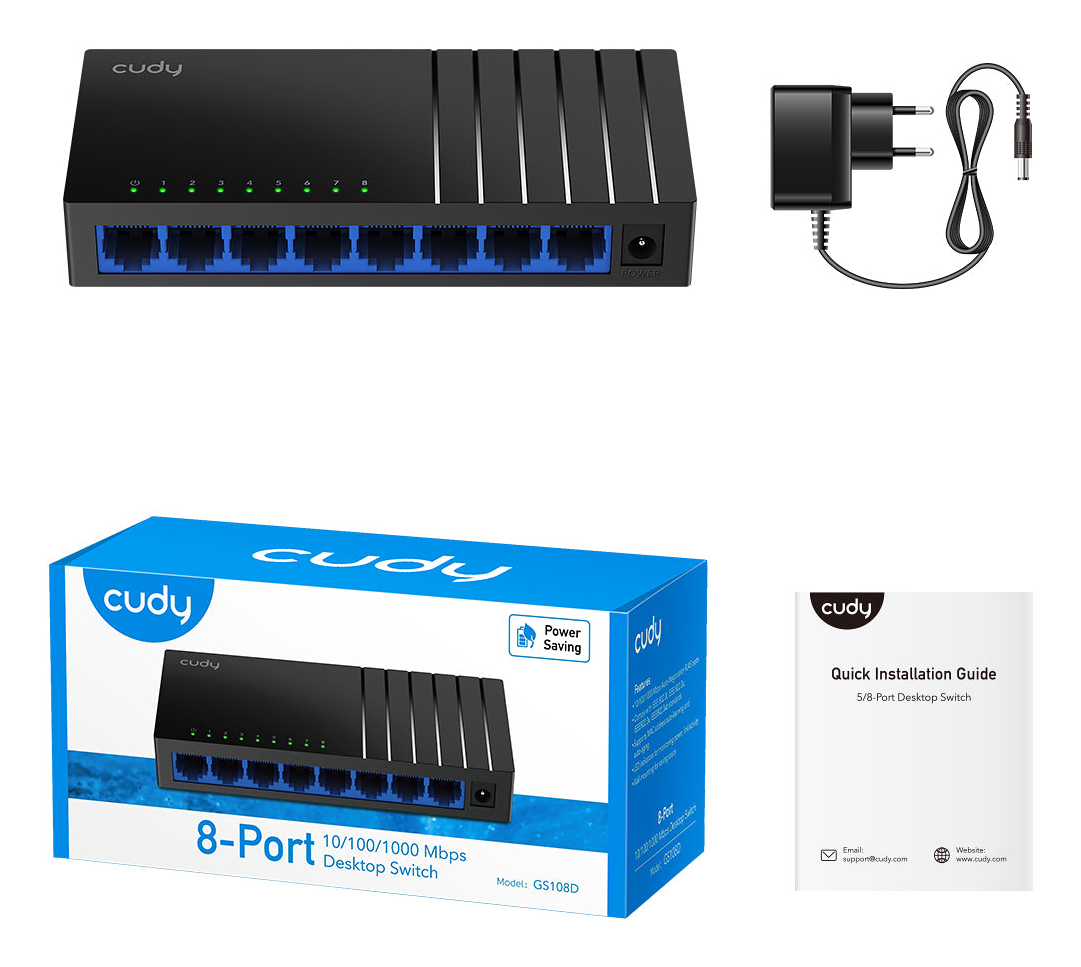 EU Product - Switch GS108D - Switch - 1 Gbps thumbnail