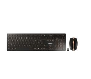 JD-9100GB-2 CHERRY DW 9100 SLIM, Wireless Keyboard and Mouse Set, Black
