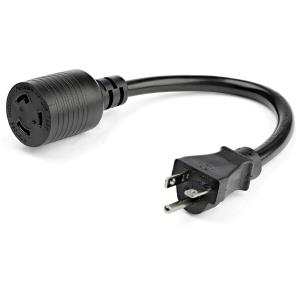 PAC520PLR1 STARTECH.COM 1FT (0.3M) HEAVY DUTY EXTENSION CORD W/ L5-20R TO 5-20P CONNECTORS; 125V AT 20A