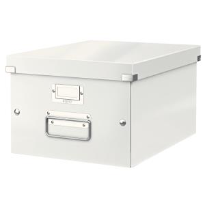 60440001 Click and Store WOW Medium Storage Box White thumbnail