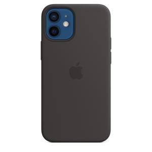 MHKX3ZM/A APPLE - Back cover for mobile phone - with MagSafe - silicone - black - for iPhone 12 mini