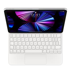 MJQJ3Z/A APPLE Magic Keyboard - Keyboard and folio case - with trackpad - backlit - Apple Smart connector - QWERTY - International English - white - for 11-inch iPad Pro (1st generation, 2nd generation, 3rd generation), 10.9-inch iPad Air (4th generation)