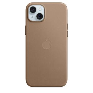 MT473ZM/A APPLE - Back cover for mobile phone - MagSafe compatibility - microtwill, FineWoven - taupe - for iPhone 15 Plus