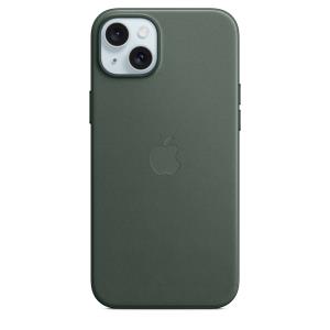 MT4F3ZM/A APPLE - Back cover for mobile phone - MagSafe compatibility - FineWoven - evergreen - for iPhone 15 Plus
