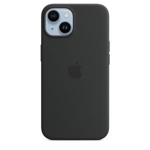 - Back cover for mobile phone - MagSafe compatibility - silicone - midnight - for iPhone 14 thumbnail