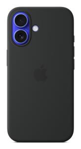 MYY13ZM/A APPLE - Back cover for mobile phone - MagSafe compatibility - silicone - black - for iPhone 16