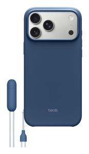 Beats - Protective cover for mobile phone - with kickstand and camera control - MagSafe compatibility - polycarbonate - bedrock blue - for iPhone 17 Pro Max thumbnail
