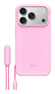 Beats - Protective cover for mobile phone - with kickstand and camera control - MagSafe compatibility - polycarbonate - pebble pink - for iPhone 17 Pro thumbnail