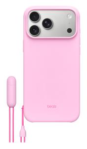 Beats - Protective cover for mobile phone - with kickstand and camera control - MagSafe compatibility - polycarbonate - pebble pink - for iPhone 17 Pro Max thumbnail
