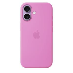- Protective cover for mobile phone - MagSafe compatibility - silicone - electric lavender - for iPhone 17 thumbnail
