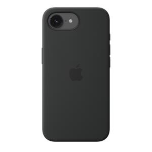 - Protective cover for mobile phone - MagSafe compatibility - silicone - black - for iPhone 17e thumbnail