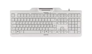 JK-A0100DE-0 CHERRY KC 1000 SC - Tastatur - Deutsch - Pale