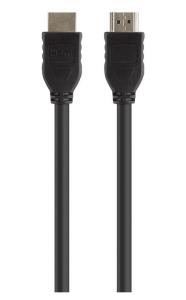F3Y017BT3M-BLK BELKIN HDMI Standard Audio Video Cable 4K/Ultra HD Comp. 3m