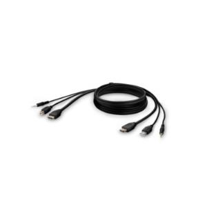 F1DN1CCBL-HH10T BELKIN TAA HDMI to HDMI High Retention KVM Combo Cable  3m
