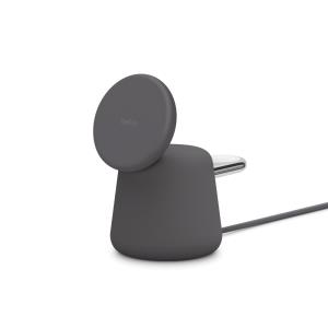 WIZ020vfH36 BELKIN BOOST CHARGE PRO 2in1 Ladedock mit MagSafe, 15W, grau