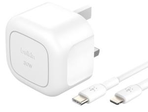 30W USB WCHARGER WHT 1M C-LTG thumbnail