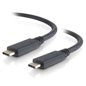 28848 C2G 1M USB CABLE-USB C MALE TO USB C MALE-15W 45W 60W (20V 3A-3FT USB TYPE-C CABLE