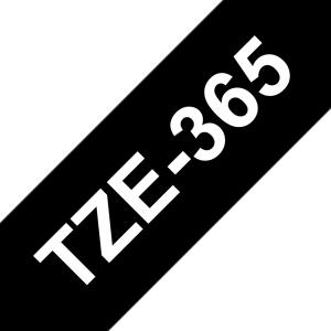 TZE365 BROTHER TZE TPE 36MMX8M WHT/BLK TPE