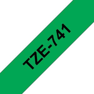 TZE-741 LAMINATED TAPE 18MM 8M thumbnail