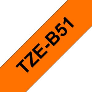 BRO 24MM FLUORESCENT BLACK ON ORANGE thumbnail