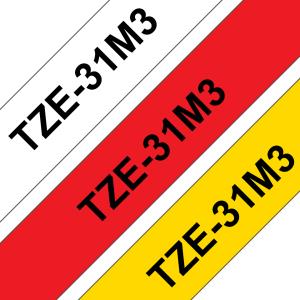 TZE31M3 BROTHER TZE-31M3 12MM 8M 3-PACK WITH